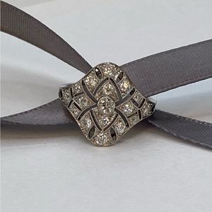Antique Platinum Diamond Ring